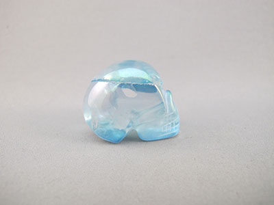 Aqua Aura Crystal Skull